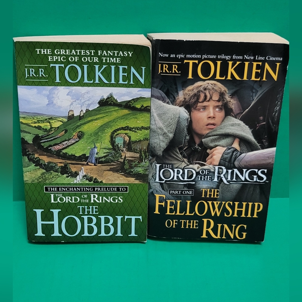 The Hobbit and Lord of the Rings: The Fellowship of the Ring By J.R.R Tolkien